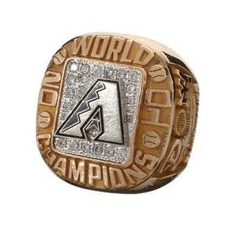 2001 Diamondbacks World Series Championship Ring with Presentation Box 